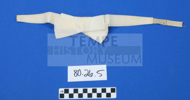 White bow tie