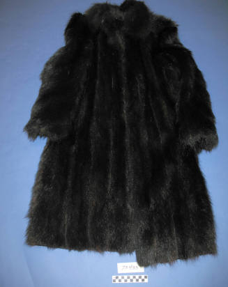 Coat, skunk fur