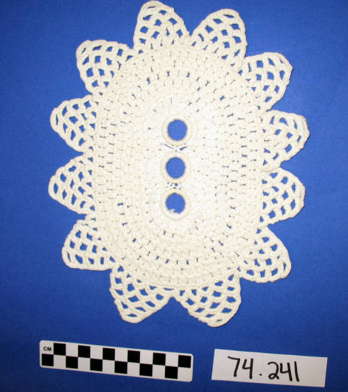 Crocheted doily