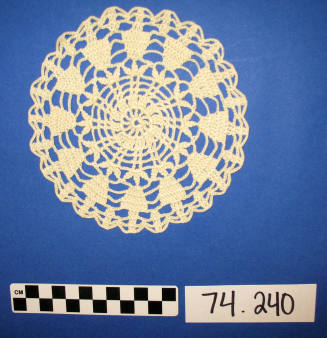 Crocheted doily
