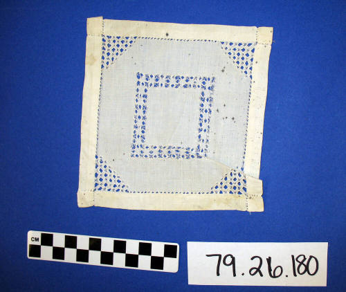 White linen coaster