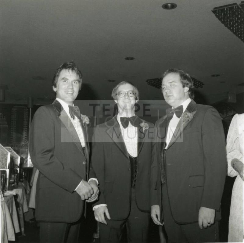 Unidentified Formal Trio Of 3 Men