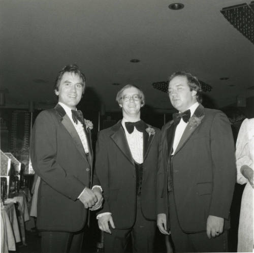 Unidentified Formal Trio Of 3 Men
