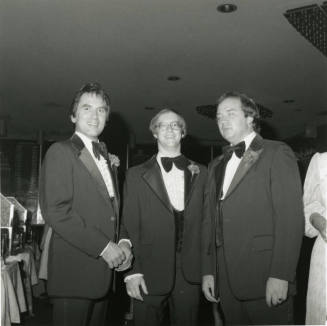 Unidentified Formal Trio Of 3 Men