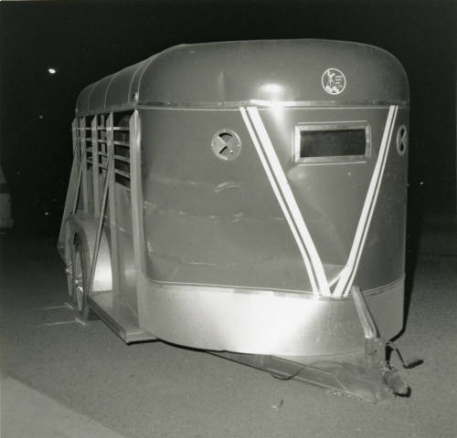 Horse trailer -- August 1978