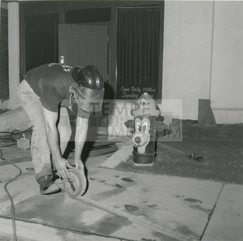 Observing Hydrant -- Tempe Daily News, August 2, 1978
