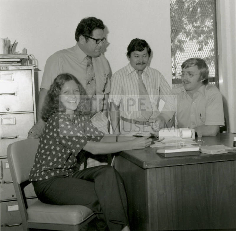 A Day In The Office. - Tempe Daily News, August 24 1978