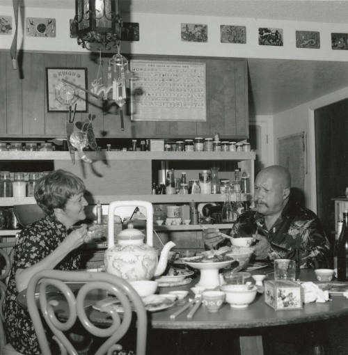 Sitting Down For Tea. - Tempe Daily News, October 5 1978