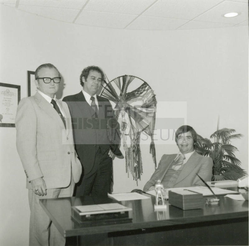Three Men at a Desk (1 of 2)