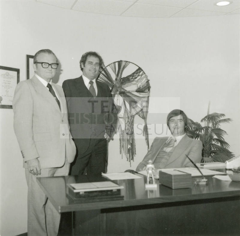 Three Men at a Desk (2 of 2)