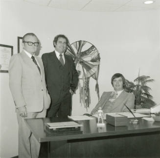 Three Men at a Desk (2 of 2)