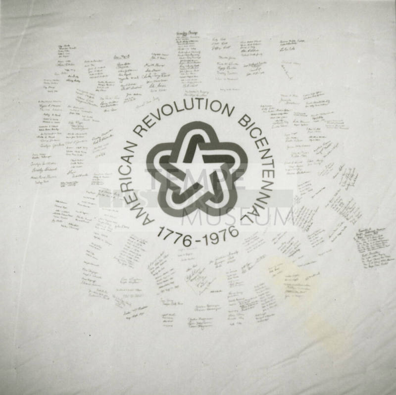 Signatures on a Bicentennial Banner