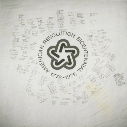Signatures on a Bicentennial Banner