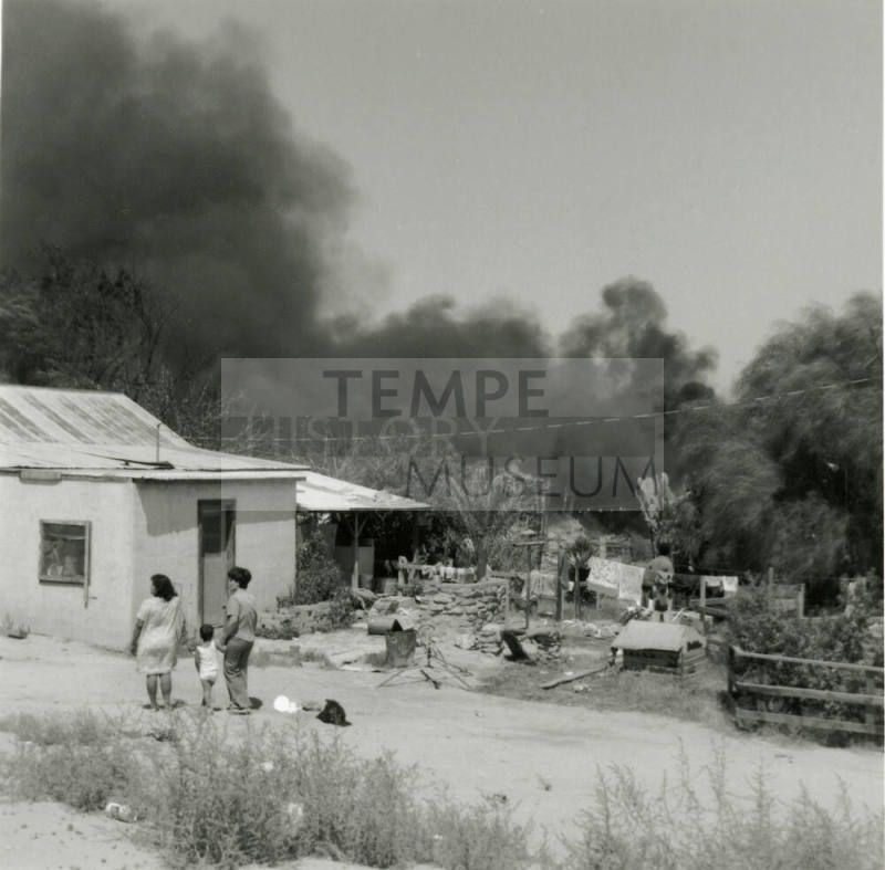 Guadalupe Fire - Smoke Screen - Tempe Daily News - September 2, 1978