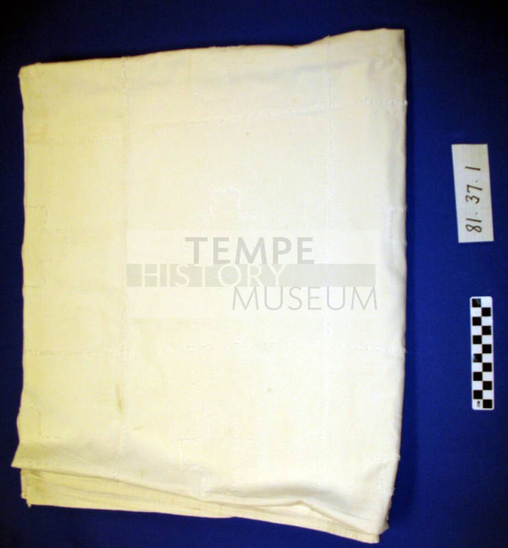 White bedspread
