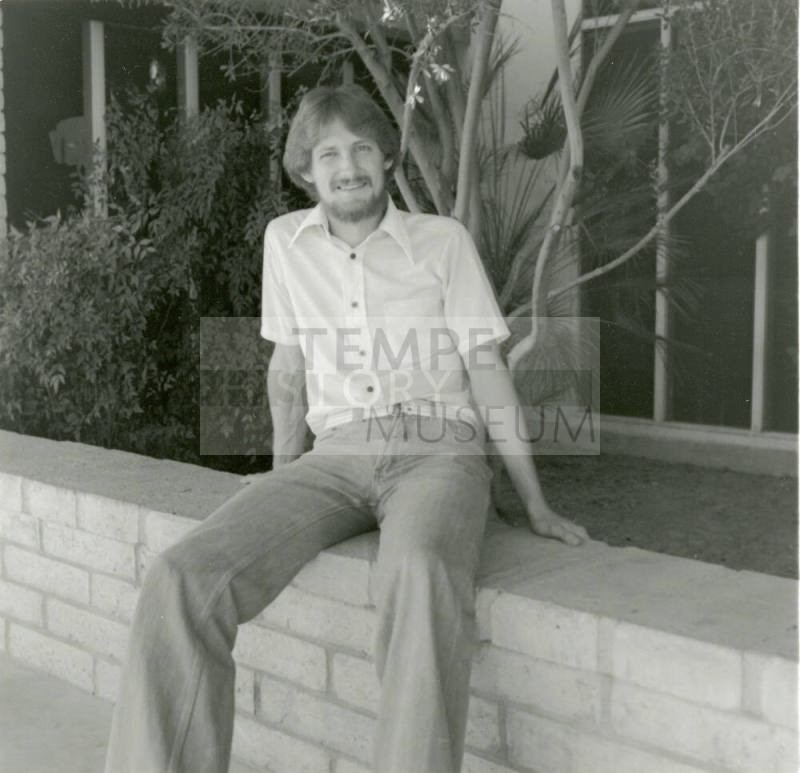 Man Seated Outside - September 1978