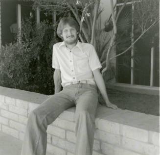 Man Seated Outside - September 1978