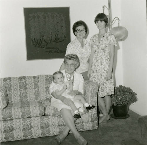 Four Generations Celebrate Birthday - Thank Heaven - Tempe Daily News - October 6, 1978 - (1 of 2)
