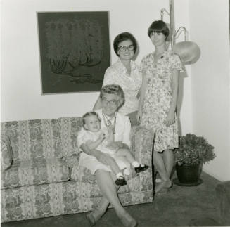 Four Generations Celebrate Birthday - Thank Heaven - Tempe Daily News - October 6, 1978 - (1 of 2)