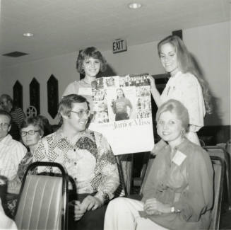 Two Women Display a Poster - October 1978