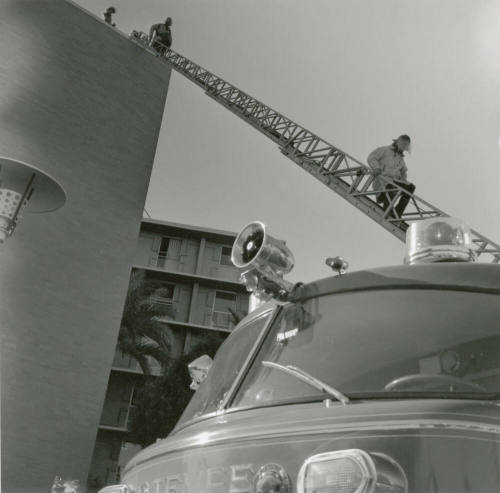 Firefighters Attending to A Fire. - October 1978