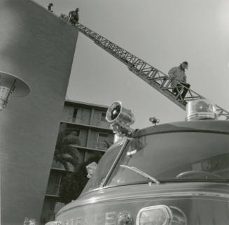 Firefighters Attending to A Fire. - October 1978