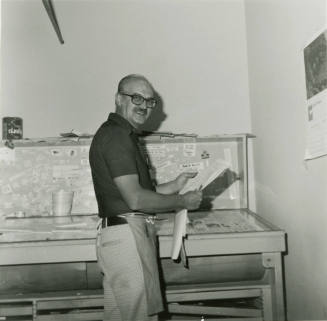Hank Klassen Posing For the Camera.  - Tempe Daily News, October 3 1978
