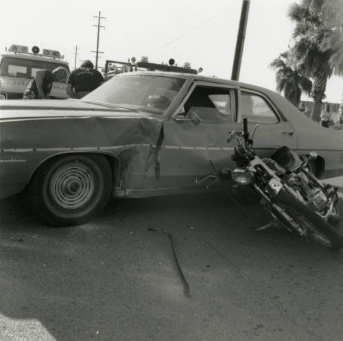 Unidentified Pontiac Car/Kawasaki Motorcycle Collision - (2 of 2)