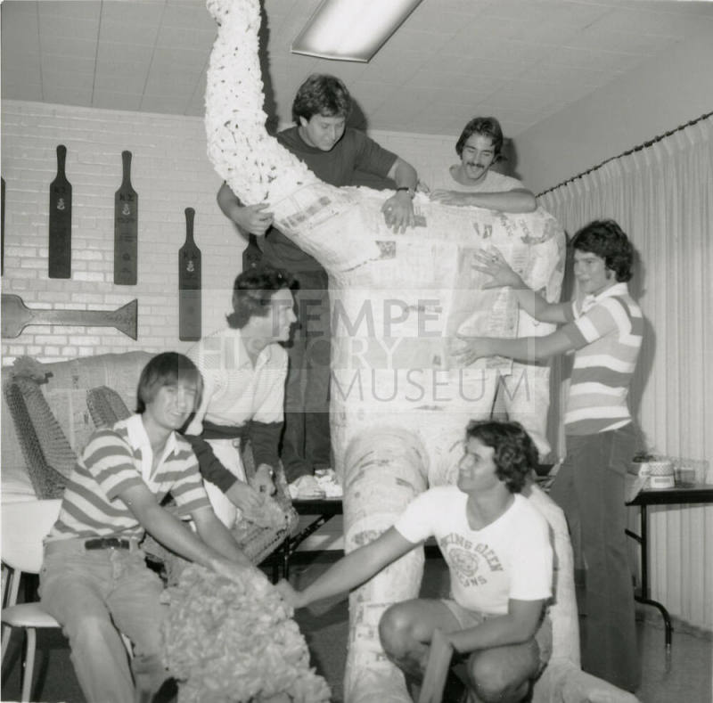 Unidentified Paper Mache Giant-Making - 1 of 2