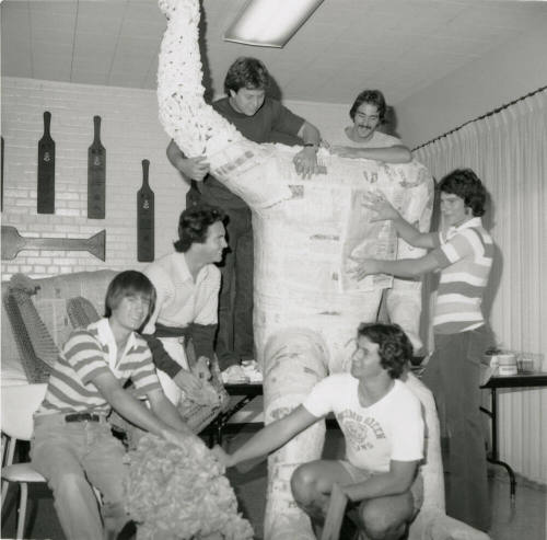 Unidentified Paper Mache Giant-Making - 1 of 2