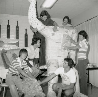 Unidentified Paper Mache Giant-Making - 1 of 2