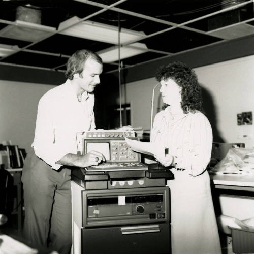 Unidentified Couple Discussing Electronic Device (EKG?)  - (2 of 2)