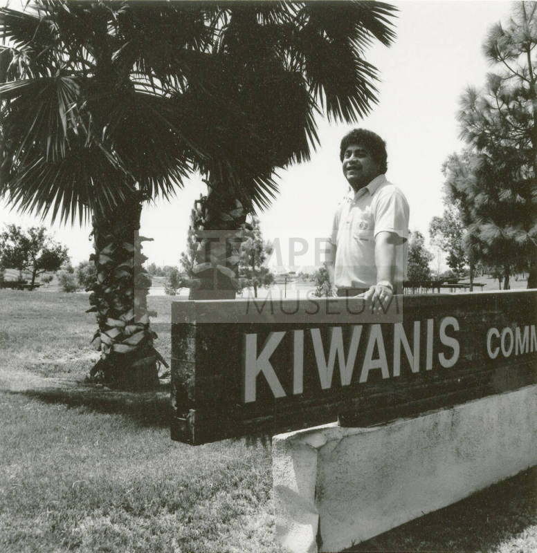 Unidentified Man at Kiwanis Community Park - July 1984