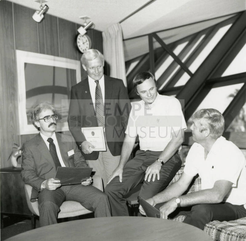 Mayor Harry Mitchell and 3 Unidentified Men in Tempe City Hall - (2 of 2)