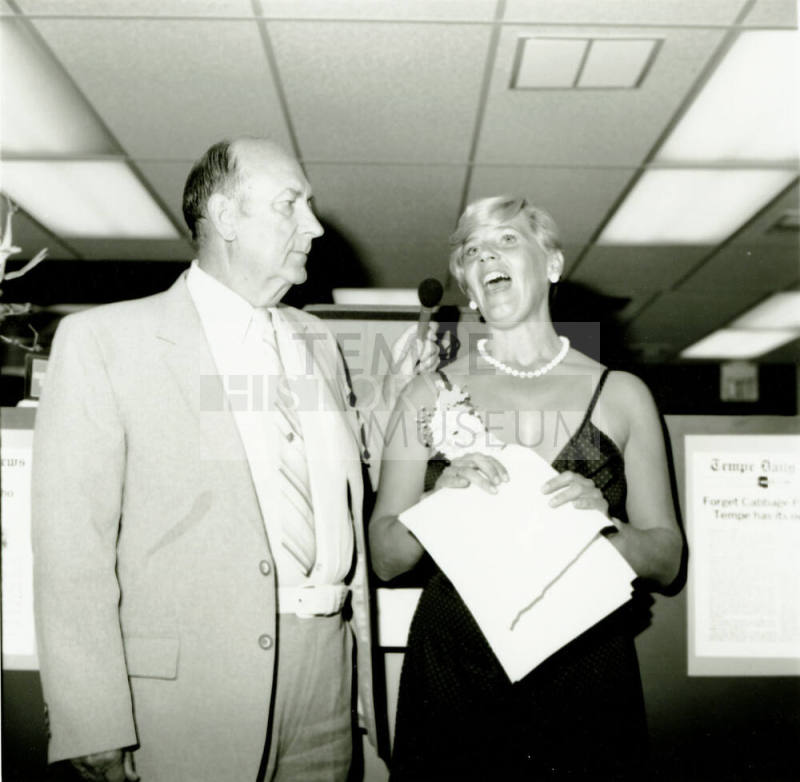Columnist Paulette Bolyard Honored at Reception at First National Bank