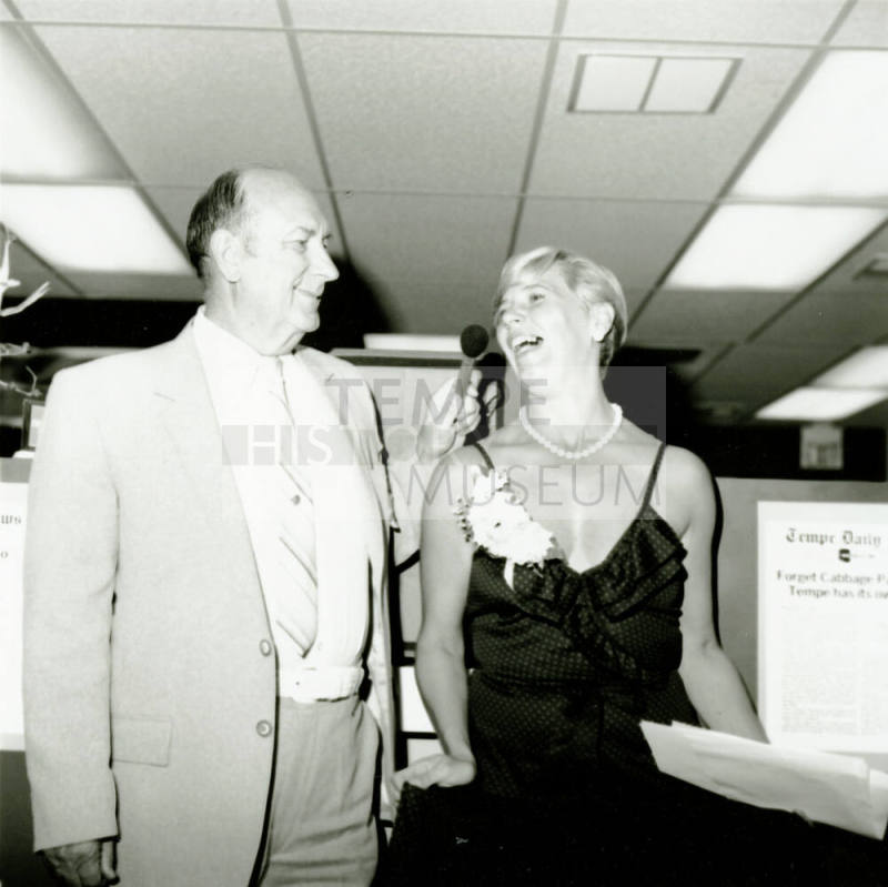Columnist Paulette Bolyard Honored at Reception at First National Bank
