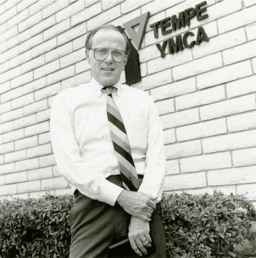 Manager of Tempe YMCA. - August 1984