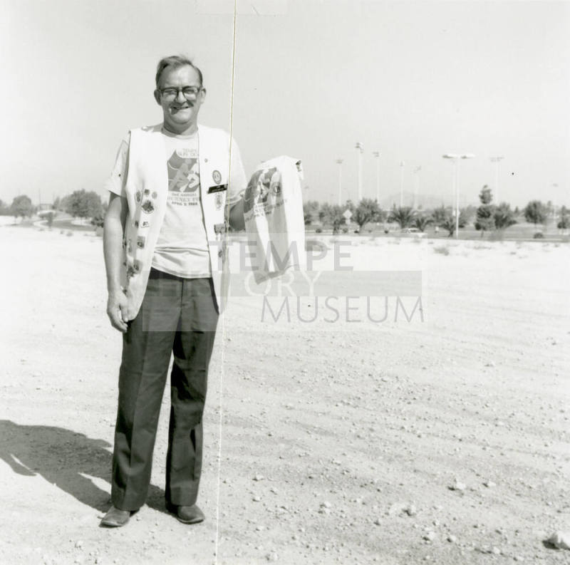 Man posing for camera. - September 1984