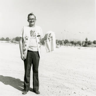 Man posing for camera. - September 1984