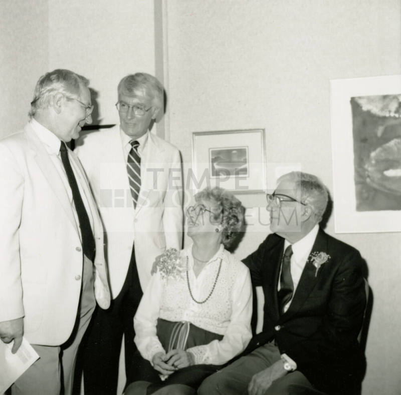A couple waiting for the results. - September 1984