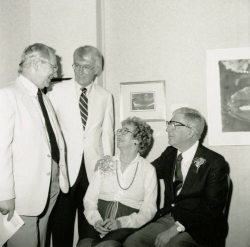 A couple waiting for the results. - September 1984