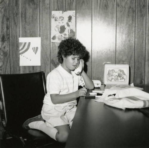 Lonely children to get a Phone Friend - Tempe Daily News - November 22, 1984 - (1 of 2)