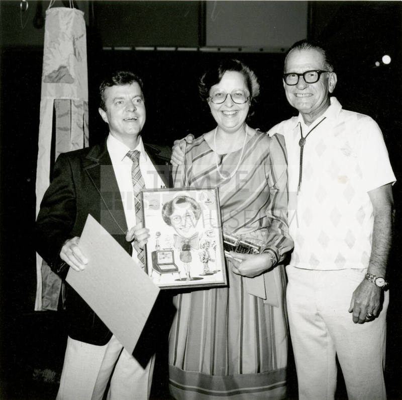 Unidentified Group & Award Presentation