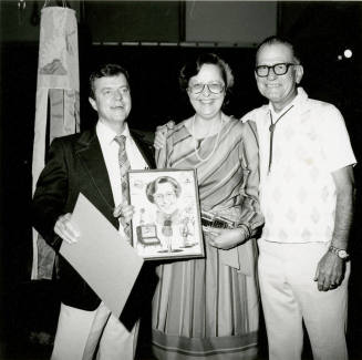 Unidentified Group & Award Presentation