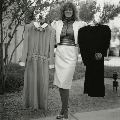 Cotton Maid and wardrobe make debut - Tempe Daily News - November 7, 1984