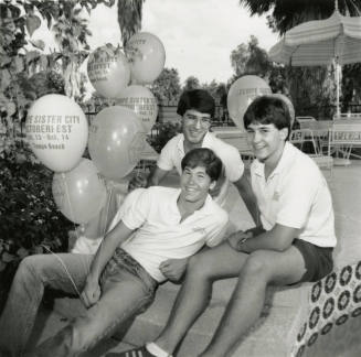 3 Young Men at Tempe Oktoberfest, 13-14 October, 1984 - (1 of 2)