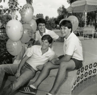 3 Young Men at Tempe Oktoberfest, 13-14 October, 1984 - (2 of 2)