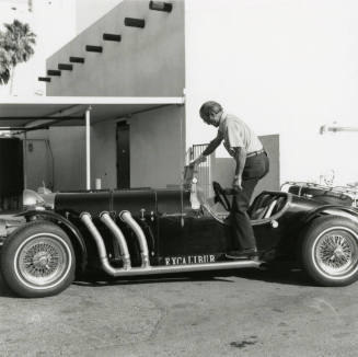 Leonardo Monti and Classic 1966 Excalibur Roadster