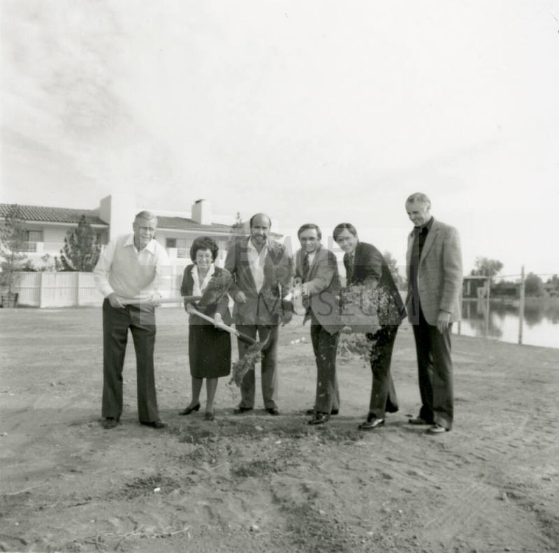 Ground Breaking Event. - November 1984
