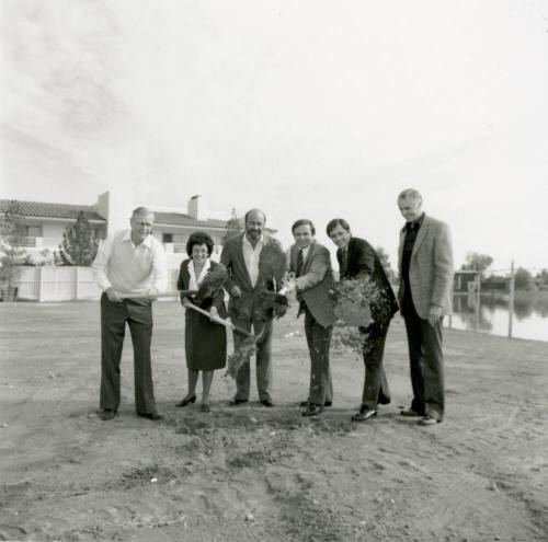 Ground Breaking Event. - November 1984